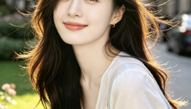 女生唯美逆光写真提示词