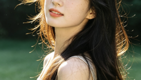 AI生成皮肤偏白女生的方法