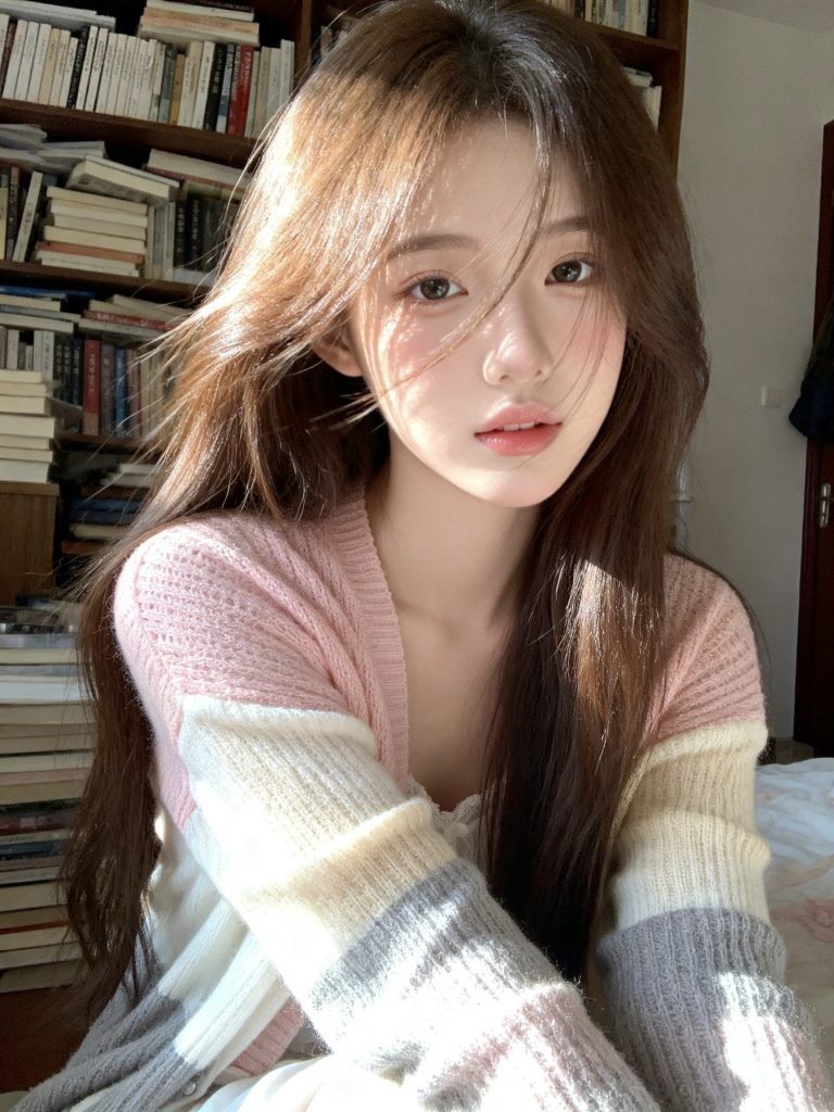 室内唯美女生